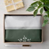 Green Snowman Winter Scene-kerstcadeaupapier Tissuepapier (Geschenk)