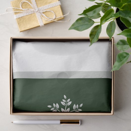 Green Snowman Winter Scene-kerstcadeaupapier Tissuepapier (Geschenk)