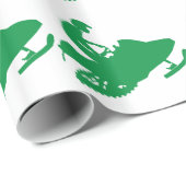 Green Snowmobile Cadeaupapier (Rol Hoek)