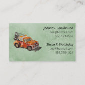 Green Social introduction calling card-wrecker Visitekaartje (Voorkant)