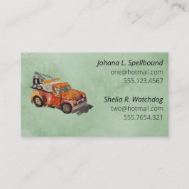 Green Social introduction calling card-wrecker Visitekaartje