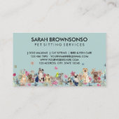 Green Soft Dog Cat Bird Hotel Sofa Huisdier Zitten Visitekaartje (Achterkant)