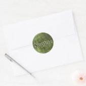 Green Sophie Ronde Sticker (Envelop)