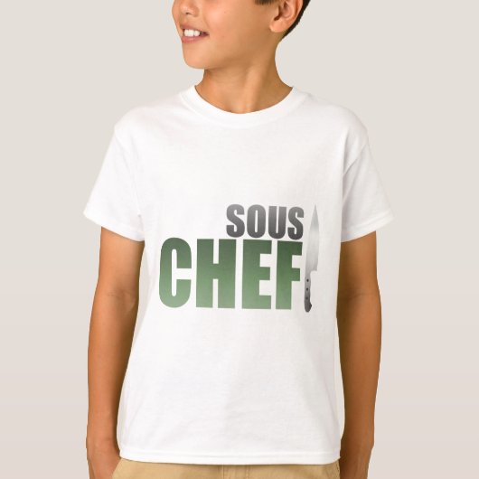 Green Sous Chef T-shirt (Voorkant)