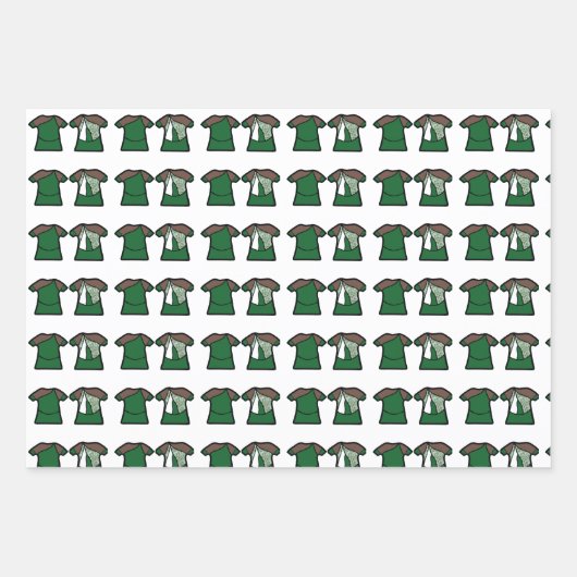 Green Spark Dancer Inpakpapier Vel (Voorkant 2)