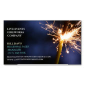 Green Sparkler 4 juli Winkel Verkoop Vuurwerk Magnetisch Visitekaartje (Voorkant)