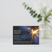 Green Sparkler 4 juli Winkel Verkoop Vuurwerk Visitekaartje (Staand voorkant)