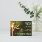 Green Sparkler 4 juli Winkel Verkoop Vuurwerk Visitekaartje (Staand voorkant)