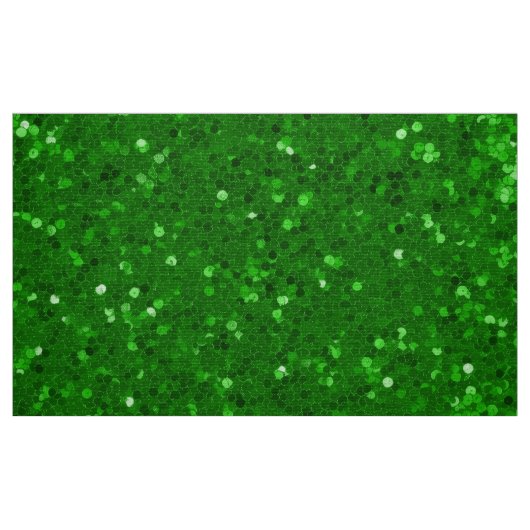 Green sparkling glitter pattern stof (Fat Quarter)