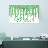 Green Sparkly 50 en Fabulous Birthday Banner (Beurs)