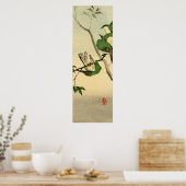 Green Sparrows no.1 Poster (Keuken)