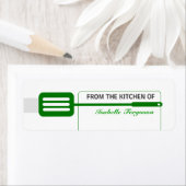 Green Spatula Kitchen Etiket (Insitu)