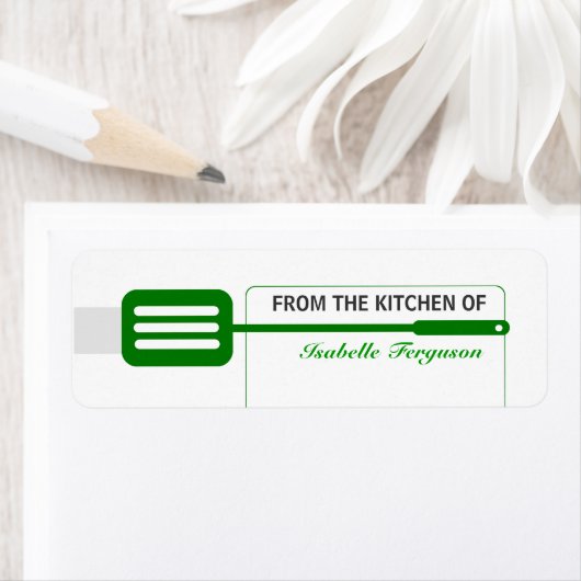 Green Spatula Kitchen Etiket (Insitu)