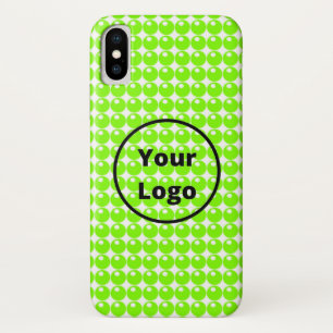 Green sphere circles white Case-Mate iPhone case