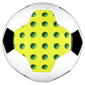 Green Spheres on Yellow  Voetbal (Gedraaid)