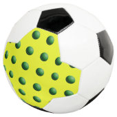 Green Spheres on Yellow  Voetbal (Drie kwart)