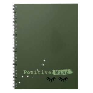 Green Spiral Notitieboek - "Positive Mind" Journal