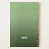 Green Spiral Planner – 2026 Breath (Achterkant)