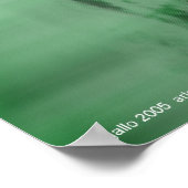 Green Spirit van Gregory Gallo Poster (Hoek)