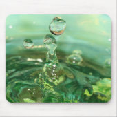 Green Splash Mousepad Muismat (Voorkant)