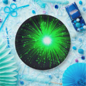 Green Splash Papieren Bordje (Feest)