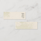 Green Splatter - Skinny Mini Visitekaartje (Voorkant / Achterkant)