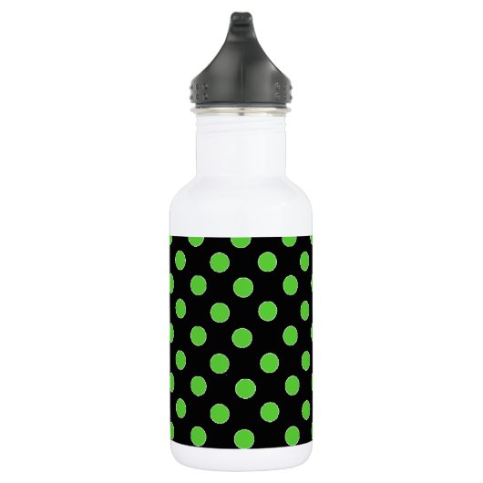 Green Spot Polka Dot Waterfles (Rechts)