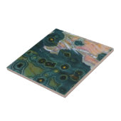Green Spotted Ocean Jasper Tegeltje (Zijkant)