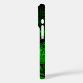 Green Spray Paint Effect iPhone 16 Hoesje (Achterkant / Links)