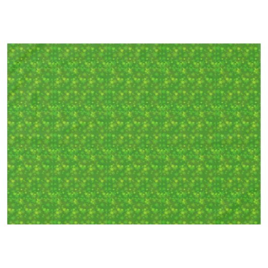 Green Spring Clover St. Patrick's Day Tafelkleed (Voorkant (Horizontaal))