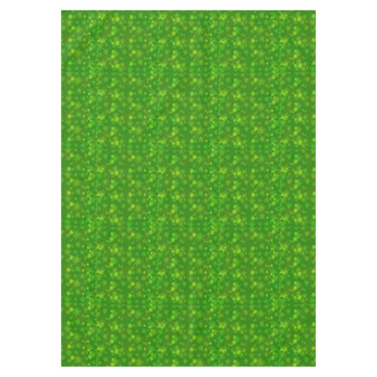 Green Spring Clover St. Patrick's Day Tafelkleed (Voorkant)