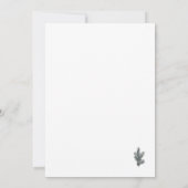 Green spruce tree close-up, Christmas esthetic Feestdagenkaart (Achterkant)