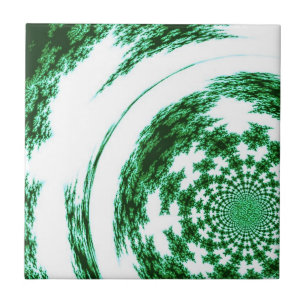 Green Spun Thread Tegeltje