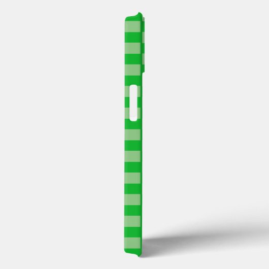 Green Squares Monogram Cell Phone Case (Achterkant / Rechts)