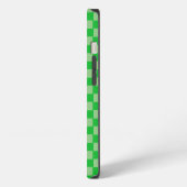 Green Squares Monogram Cell Phone Case iPhone Hoesje (Linkerkant)