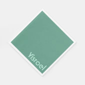 Green Squiggles upsherin servetten (Hoek)