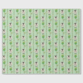 Green St. Patrick’s Day Sheep & Shamrock Balloons Cadeaupapier (Vlak)