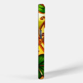 Green St Patricks Day Glas in lood Effect Clover Case-Mate iPhone Case (Achterkant / Rechts)