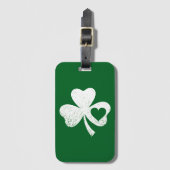 Green St Patricks Day, het hart van de Ierse Patty Bagagelabel (Voorkant (verticaal))