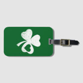 Green St Patricks Day, het hart van de Ierse Patty Bagagelabel (Voorkant (horizontaal))