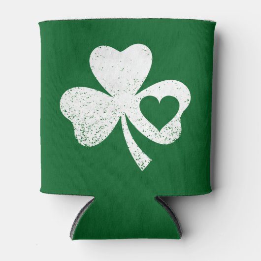 Green St Patricks Day, het hart van de Ierse Patty Blikjeskoeler (Voorkant)