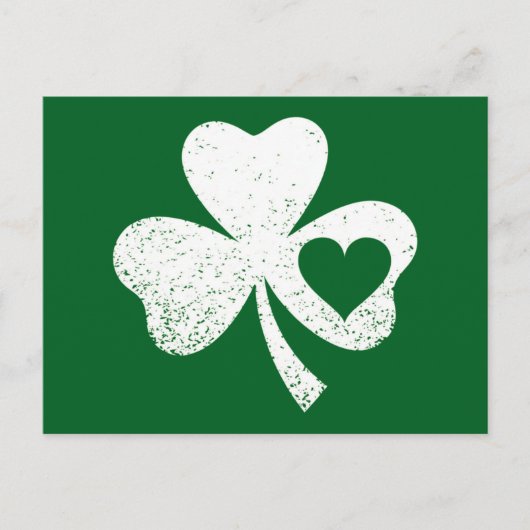 Green St Patricks Day, het hart van de Ierse Patty Briefkaart (Voorkant)