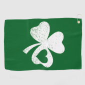 Green St Patricks Day, het hart van de Ierse Patty Golfhanddoek (Horizontaal)