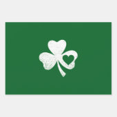 Green St Patricks Day, het hart van de Ierse Patty Inpakpapier Vel (Voorkant)