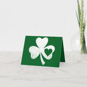 Green St Patricks Day, het hart van de Ierse Patty Kaart