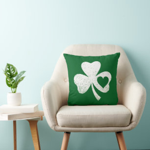 Green St Patricks Day, het hart van de Ierse Patty Kussen