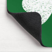 Green St Patricks Day, het hart van de Ierse Patty Muismat (Hoek)