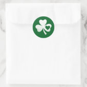 Green St Patricks Day, het hart van de Ierse Patty Ronde Sticker (Tas)