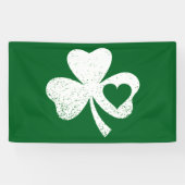 Green St Patricks Day, het hart van de Ierse Patty Spandoek (Horizontaal)