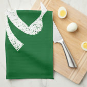 Green St Patricks Day, het hart van de Ierse Patty Theedoek (Quarter Fold)